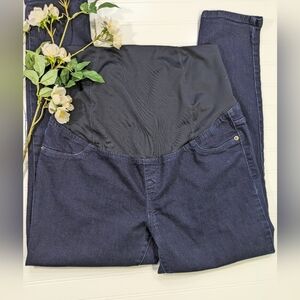 Isabel Maternity Dark Wash Full Panel Jegging